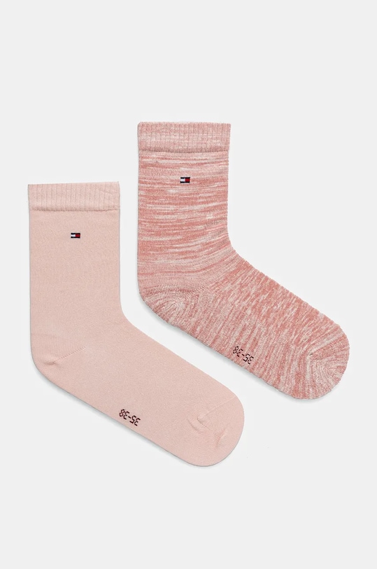 Носки Tommy Hilfiger 2 шт длинные носки розовый 701229862