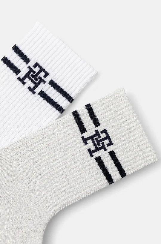 Tommy Hilfiger skarpetki 2-pack 701229864 srebrny AW24