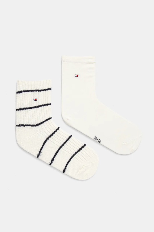 Ponožky Tommy Hilfiger 2-pack dlouhé ponožky bílá 701229866