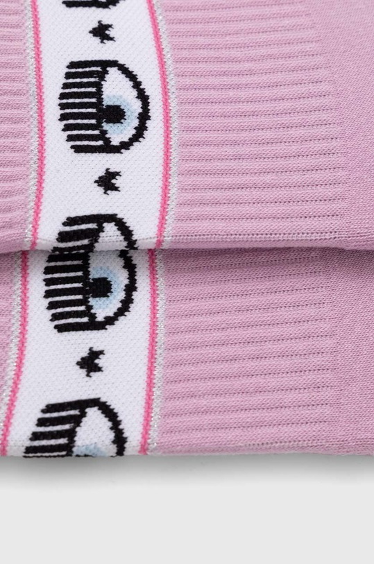 Čarape Chiara Ferragni 77SB0J02 ljubičasta AW24