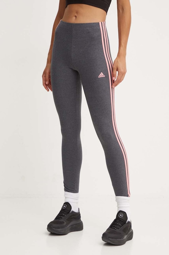 adidas legginsy Essentials aplikacja szary IY4247
