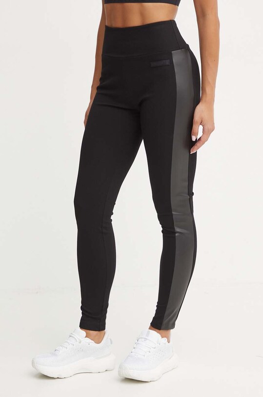 EA7 Emporio Armani legginsy z elastanem czarny TJZOZ.6DTP79.1200