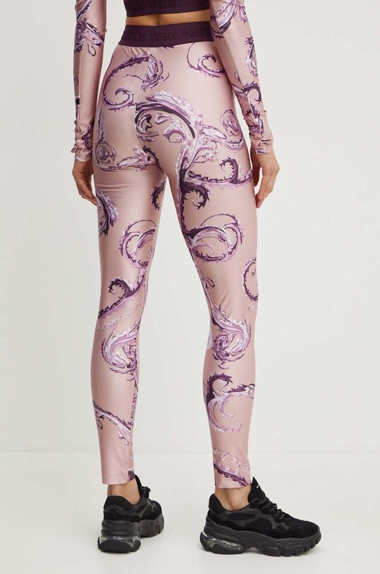 Odzież Versace Jeans Couture legginsy 77HAC101.JS360 różowy