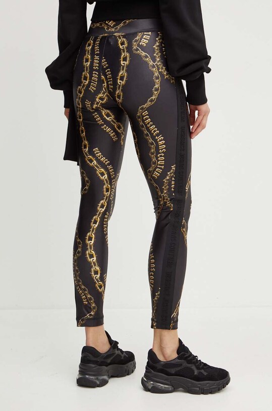 Odzież Versace Jeans Couture legginsy 77HAC114.JS417 czarny