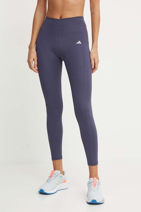 Tajice za trening adidas Performance Strength bez uzorka ljubičasta IX0206