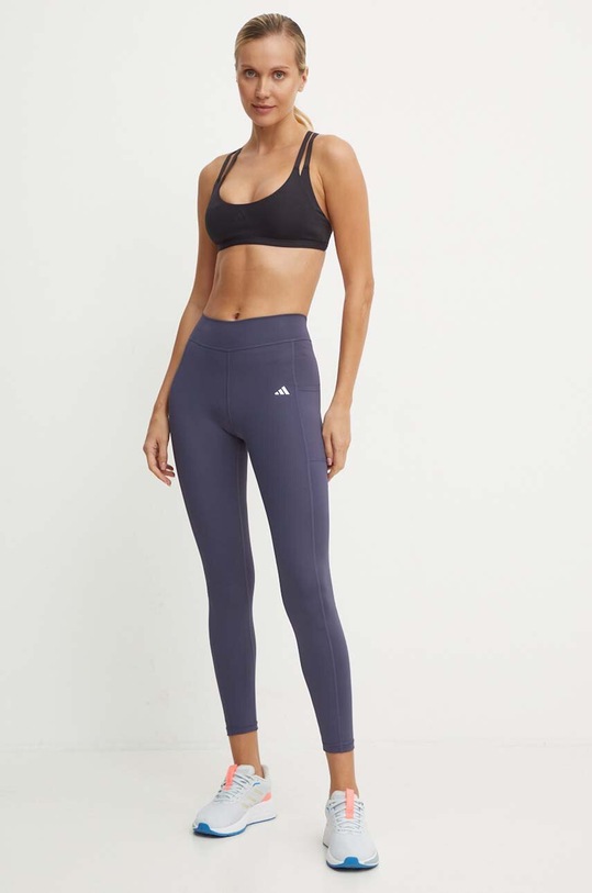 Tajice za trening adidas Performance Strength IX0206 ljubičasta AW24