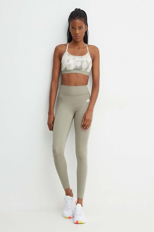 Κολάν προπόνησης adidas Performance Strength IX5024 πράσινο AW24