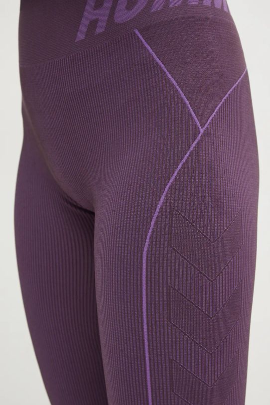 Hummel legginsy treningowe Christel fioletowy 213756