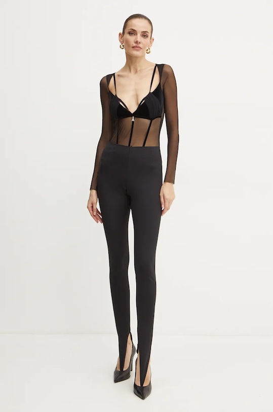 Tajice Patrizia Pepe 2P1637.A505 crna AW24