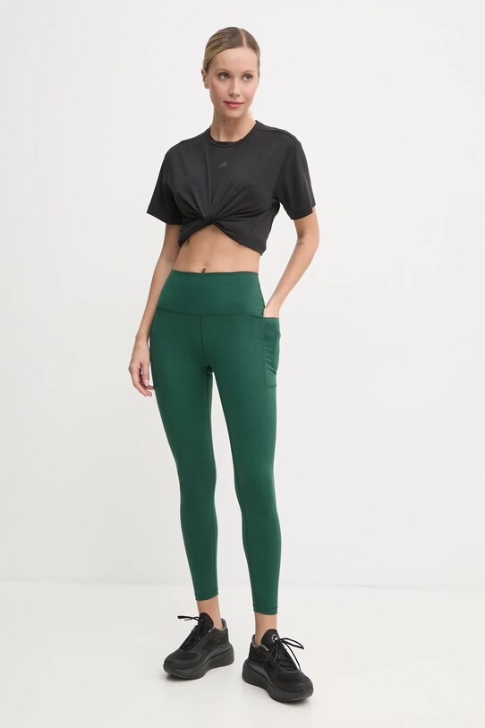 New Balance leggins de antrenament WP41124NWG verde AW24