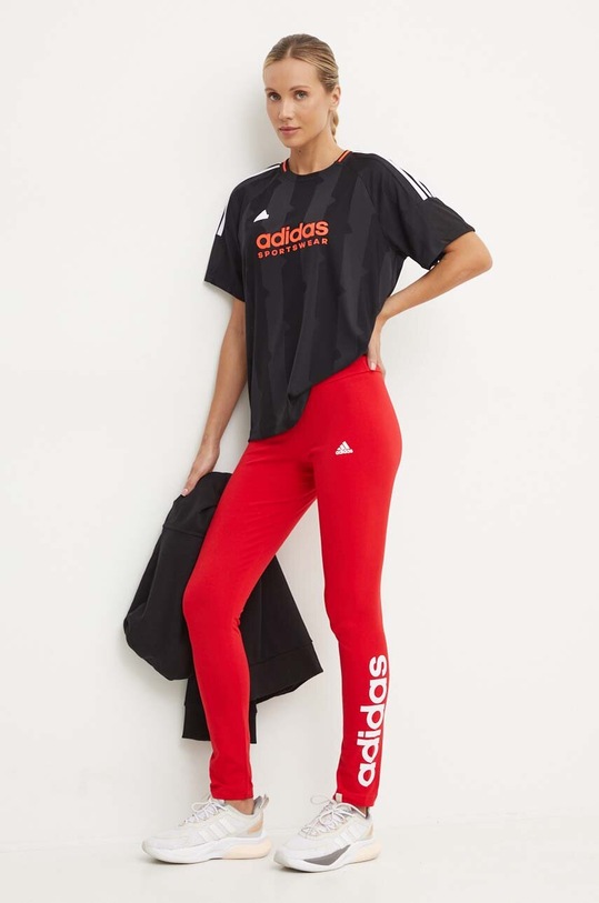 adidas legginsy Essentials IY9179 czerwony AW24