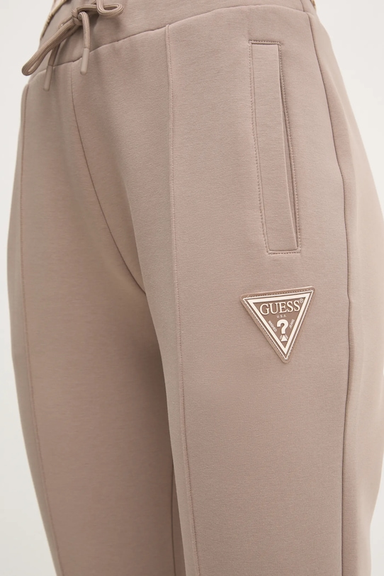 Guess spodnie dresowe ANN brązowy V4BB19.KBCK2