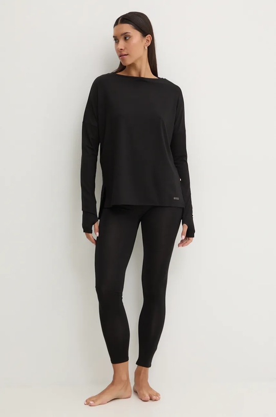 Společenské legíny BOSS 50527273 černá AW24