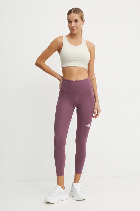 The North Face legginsy sportowe Flex NF0A87JQ1NI1 fioletowy AW24