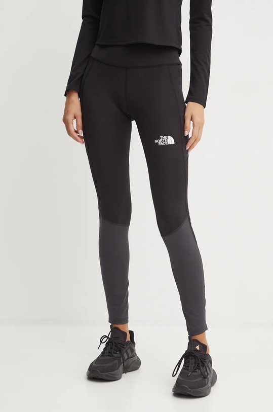 The North Face leggins sport Trail Run Tight tricotaj negru NF0A87K14GZ1