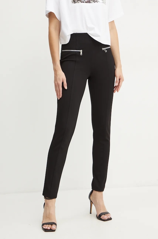Штани Guess GISELE з еластаном чорний W4BB04.KBJP2