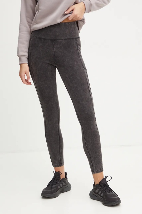 adidas Originals legging Wash Leggings elasztánnal szürke IW5572