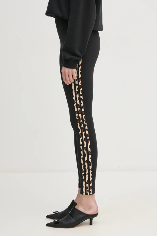 adidas Originals colanti Leopard Legging IW8471 negru AW24