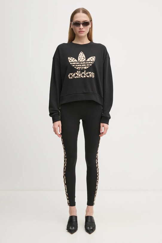 adidas Originals colanti Leopard Legging IW8471 negru