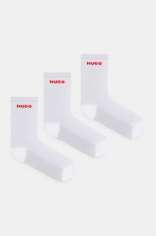 Ponožky HUGO 2-pack dlouhé ponožky bílá 50524250