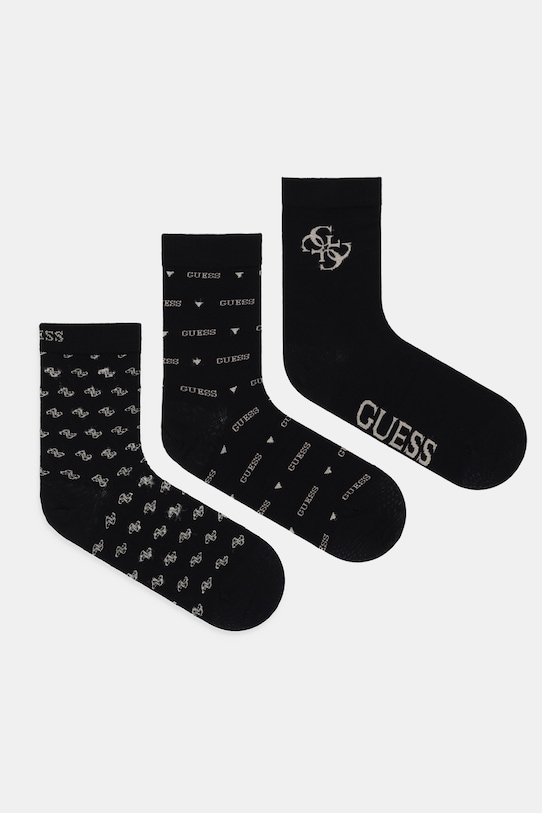 Guess skarpetki 3-pack skarpetki długie czarny O4BG03.KCJ20