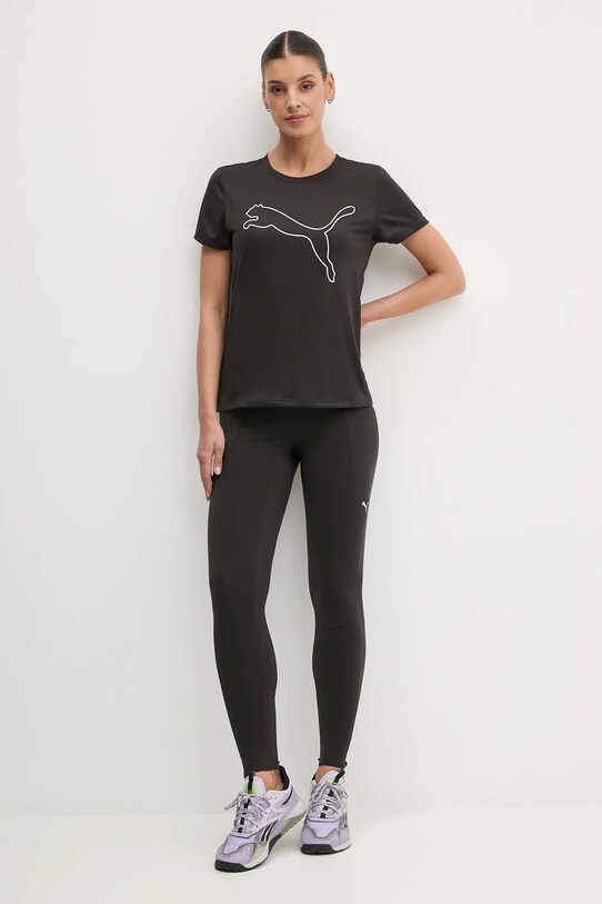 Puma leggings da allenamento 525766 nero SS25