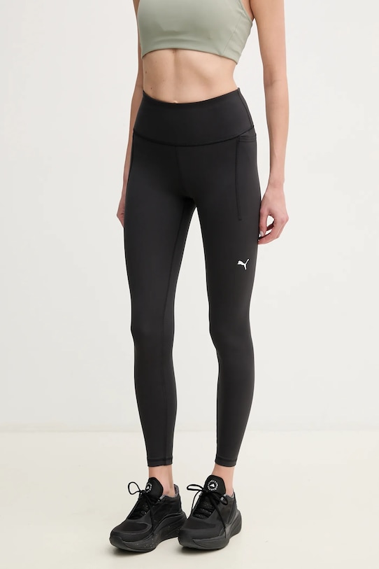 Puma leggins de antrenament Cloudspun Soft tricotaj negru 525771