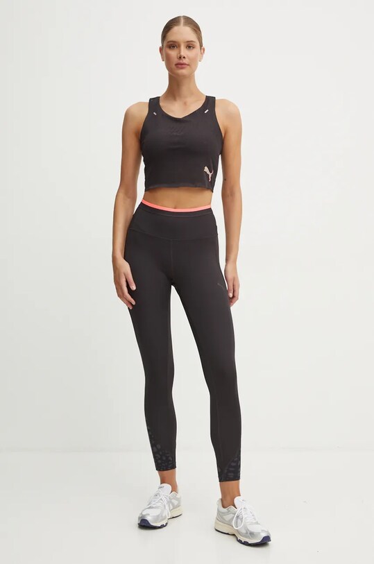 Puma leggins de antrenament Hypernatural 525793 negru AW24
