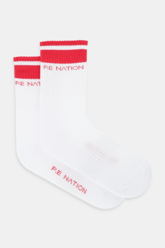 P.E Nation skarpetki Homage skarpetki długie biały 243A416