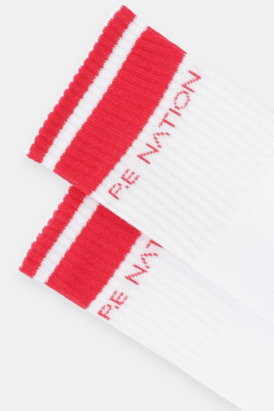 P.E Nation skarpetki Homage 243A416 biały AW25