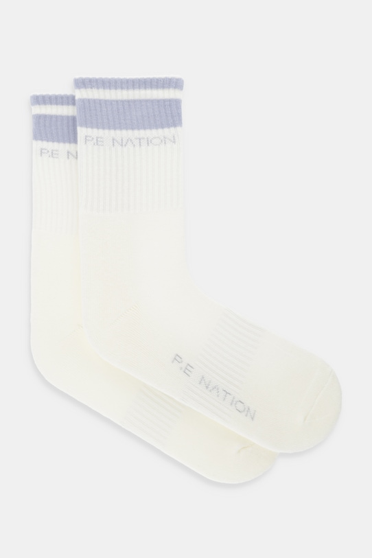 P.E Nation skarpetki Homage skarpetki długie beżowy 243A416