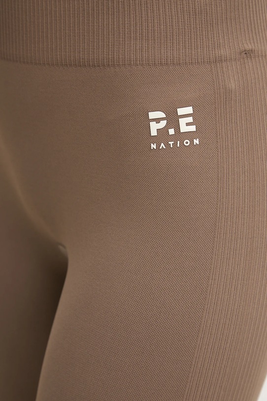 P.E Nation legginsy treningowe Restore Seamless brązowy 243G295