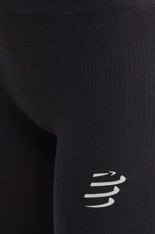 Compressport legginsy do biegania Winter Running czarny ATIW325