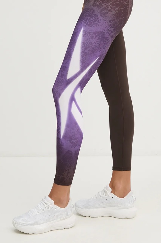 Tréningové legíny Reebok LUX Collection hnedá 100205574