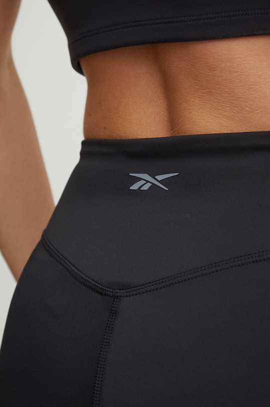 Reebok legginsy treningowe Lux Collection czarny 100075374