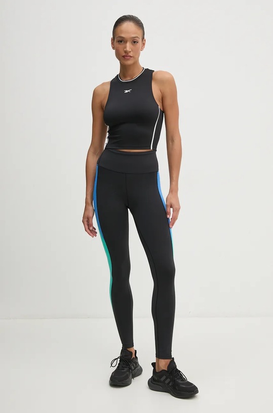 Legíny Reebok Lux Colourblock 100205609 černá AW24