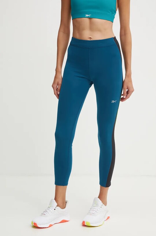 Κολάν για τρέξιμο Reebok Running Warming με μοτίβο τιρκουάζ 100205585