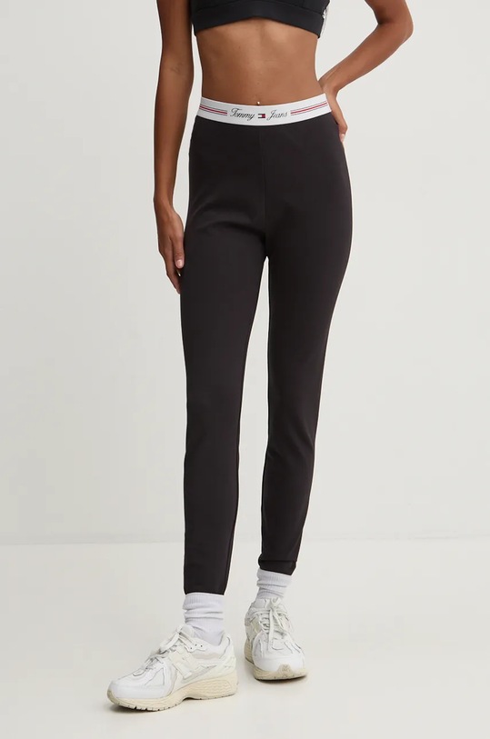 Pajkice Tommy Jeans Z elastanom črna DW0DW18748