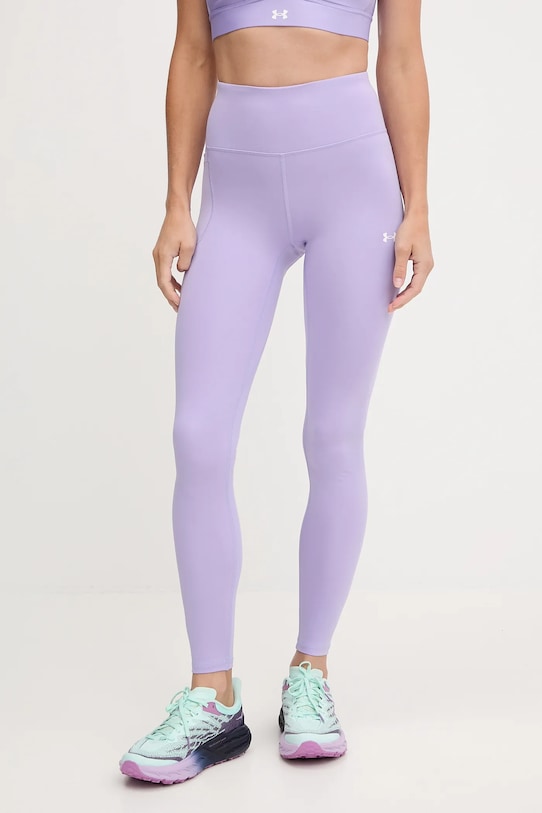 Under Armour legginsy treningowe Motion EMEA z elastanem fioletowy 1388649