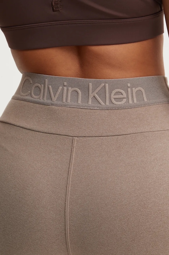 Calvin Klein Performance legginsy treningowe beżowy 00GWF4L609