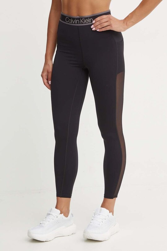 Calvin Klein Performance legginsy treningowe z elastanem czarny 00GWF4L608