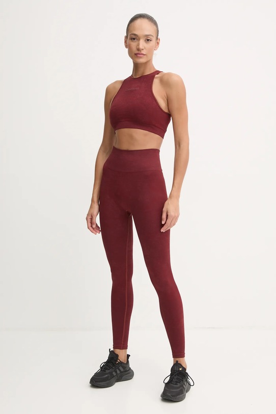 Calvin Klein Performance legginsy treningowe 00GWF4L600 bordowy AW24