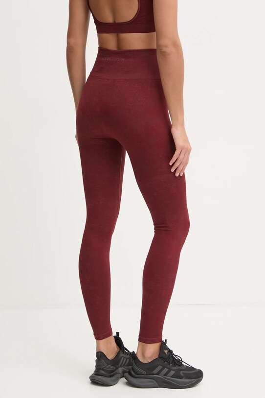 Oblečenie Tréningové legíny Calvin Klein Performance 00GWF4L600 burgundské