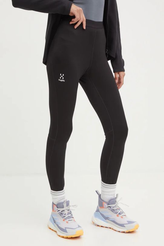 Haglöfs legginsy sportowe Betula z elastanem czarny 605317