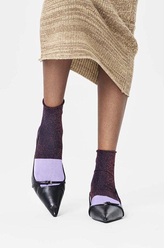 Odjeća Čarape Happy Socks Extended Toe P001316 ljubičasta