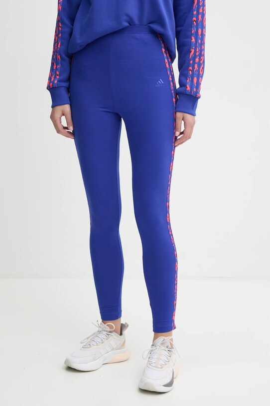 Legíny adidas Animal pletenina fialová IY1666