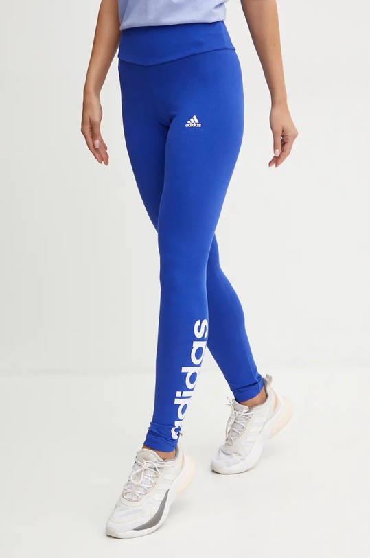 Legíny adidas Essentials s elastanom modrá IY9202