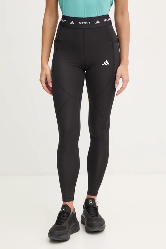 adidas Performance leggins de antrenament TF Cold.RDY tricotaj negru IT2274