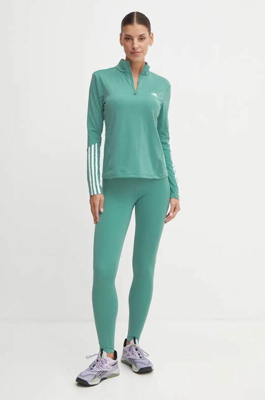 adidas Performance leggins de antrenament Optime IX5018 turcoaz AW24