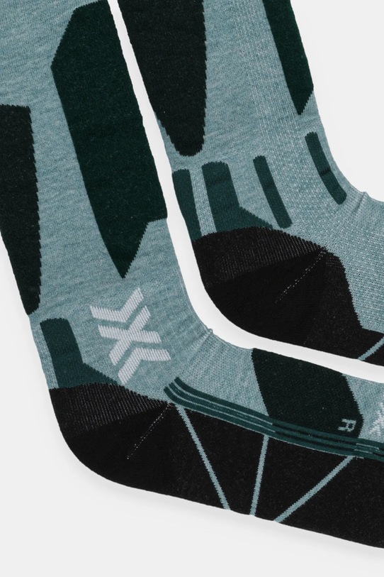 Lyžařské ponožky X-Socks Ski Discover OTC XS.WYDDW24W tyrkysová AW24